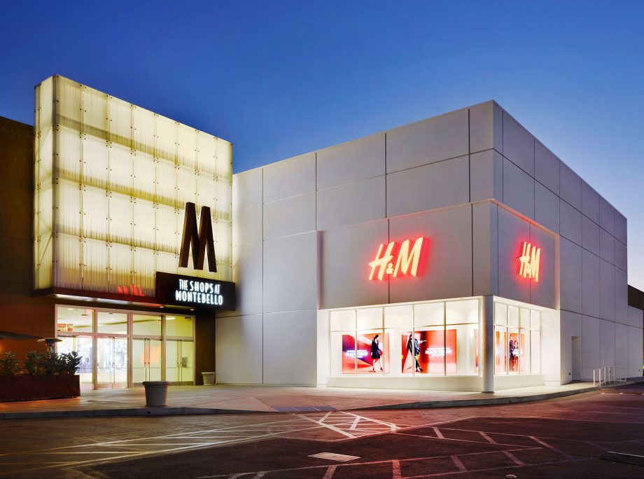 H & M Exterior shell and expansion, The Shops at Montebello ACR Builders